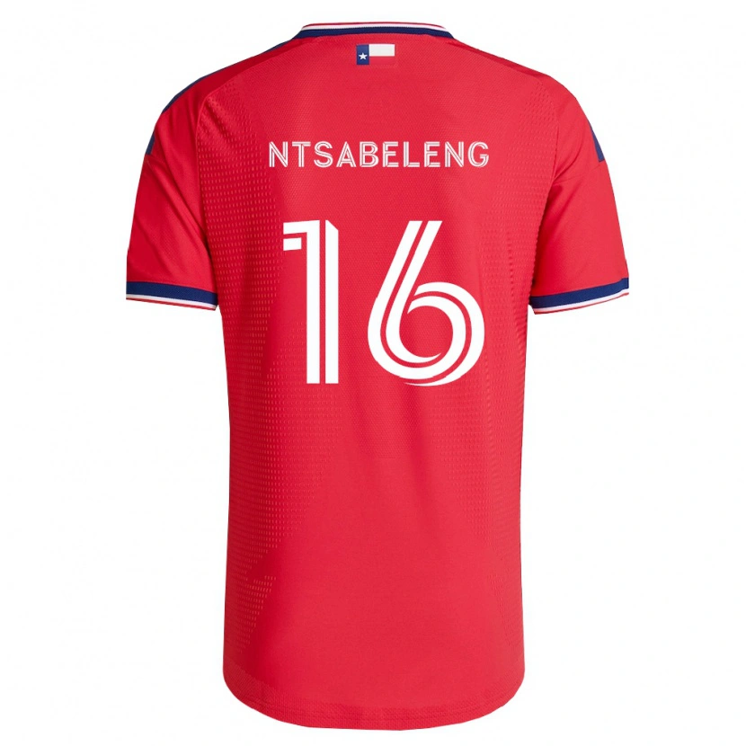 Danxen Kinder Tsiki Ntsabeleng #16 Rot Blau Weiß Heimtrikot Trikot 2026/27 T-Shirt