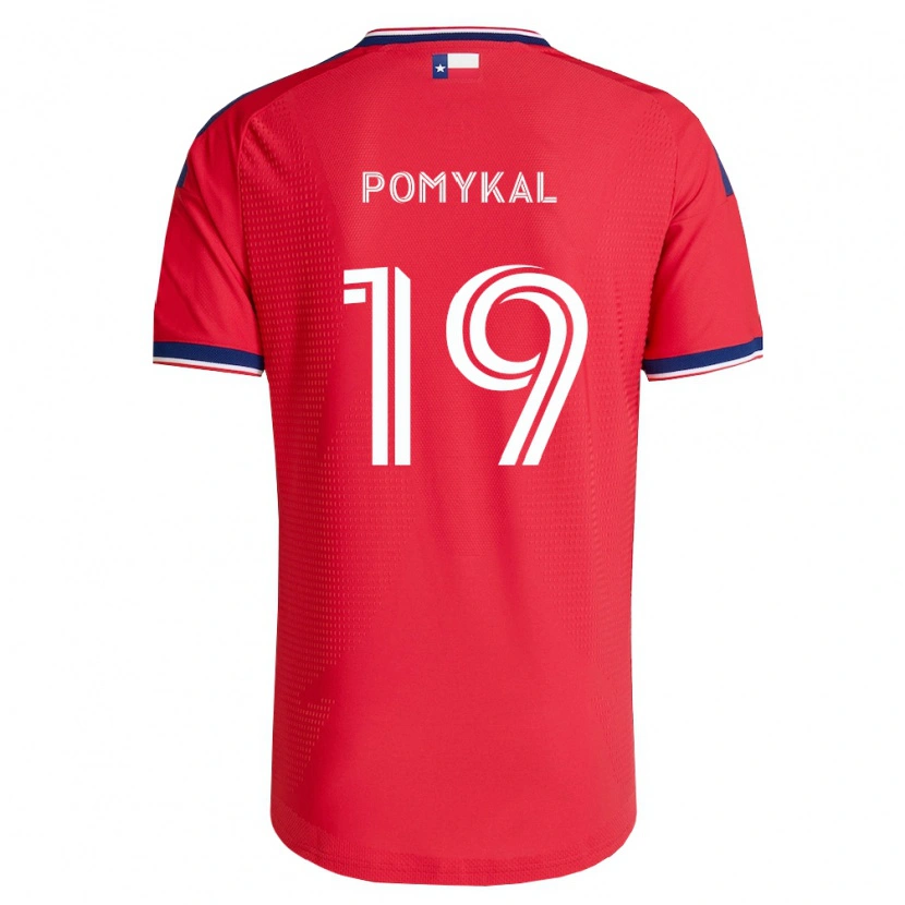 Danxen Kinder Paxton Pomykal #19 Rot Blau Weiß Heimtrikot Trikot 2026/27 T-Shirt