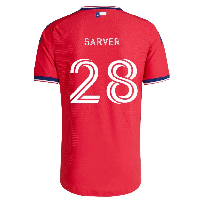 Danxen Kinder Sam Sarver #28 Rot Blau Weiß Heimtrikot Trikot 2026/27 T-Shirt