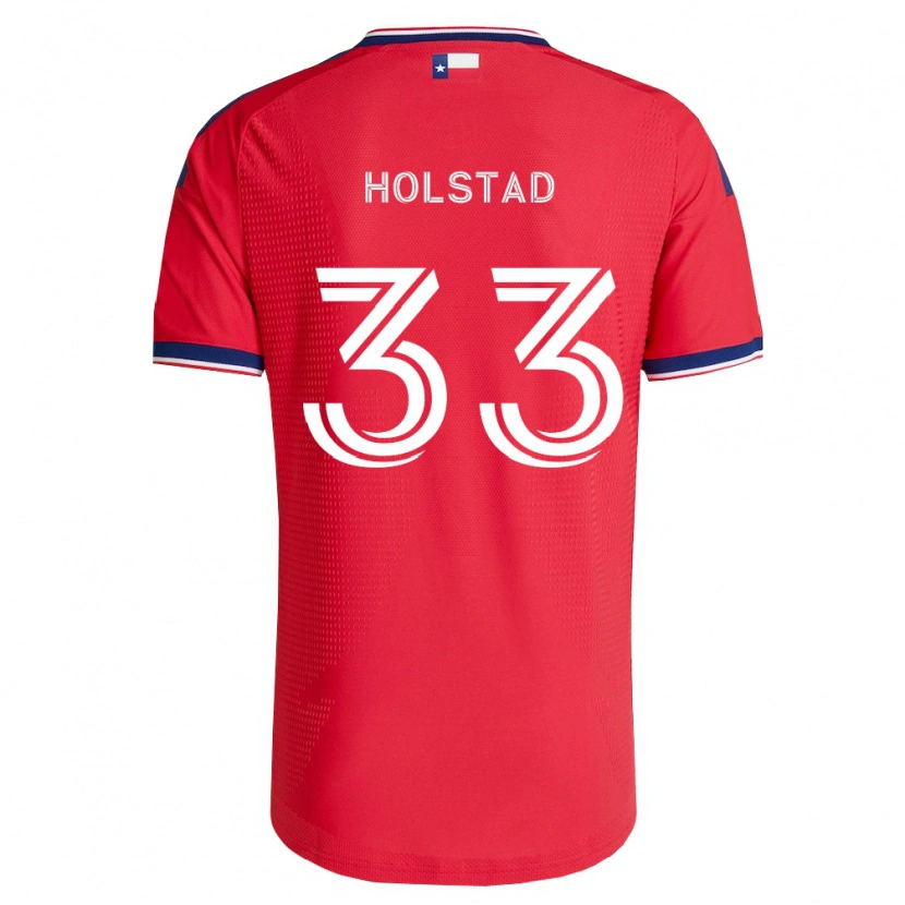 Danxen Kinder Clay Holstad #33 Rot Blau Weiß Heimtrikot Trikot 2026/27 T-Shirt