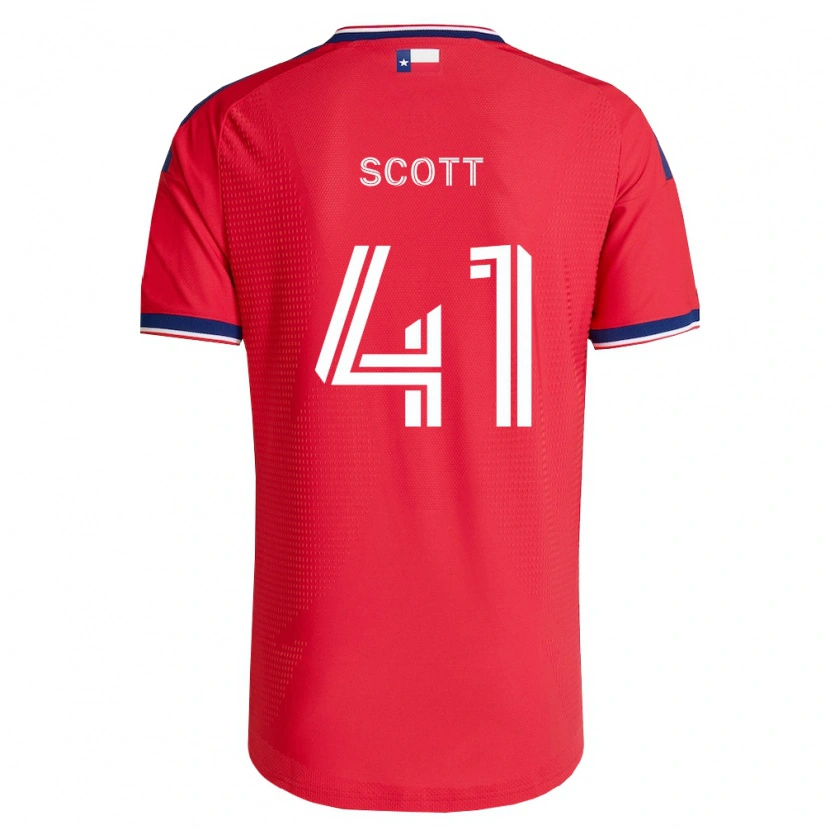 Danxen Kinder Tarik Scott #41 Rot Blau Weiß Heimtrikot Trikot 2026/27 T-Shirt