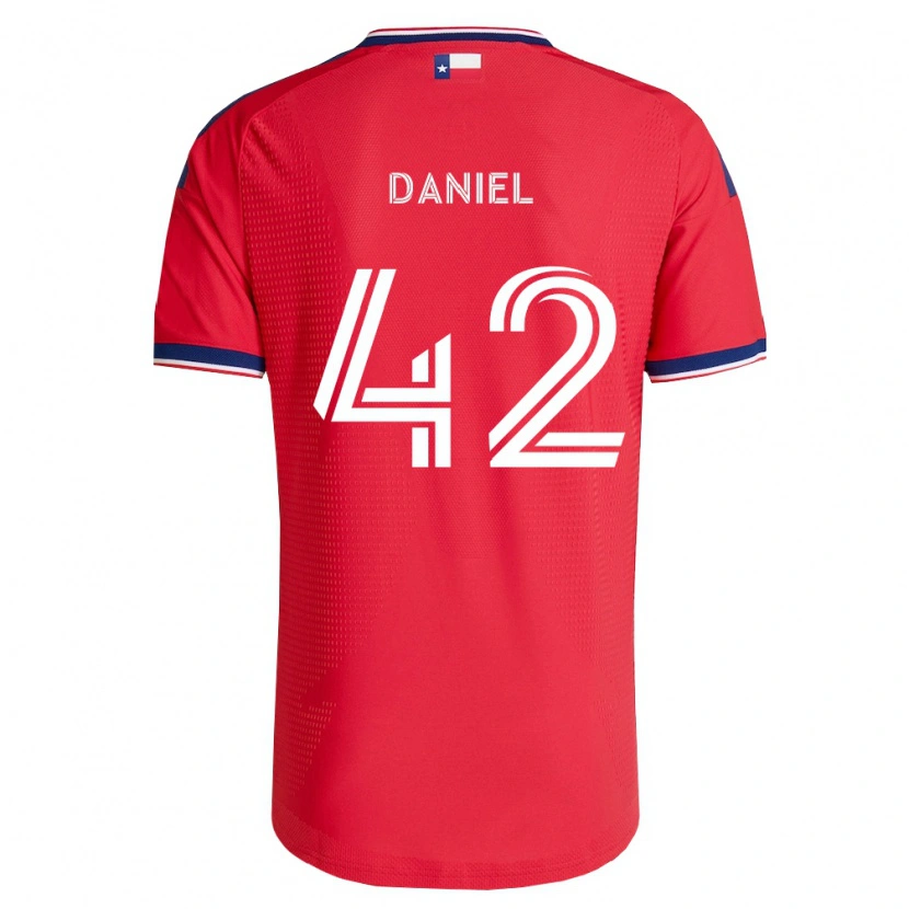 Danxen Kinder Daniel De Sousa Britto #42 Rot Blau Weiß Heimtrikot Trikot 2026/27 T-Shirt