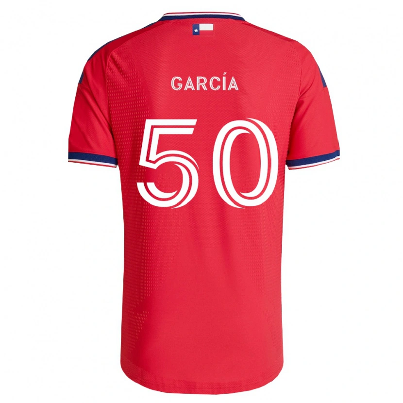 Danxen Kinder Diego García #50 Rot Blau Weiß Heimtrikot Trikot 2026/27 T-Shirt