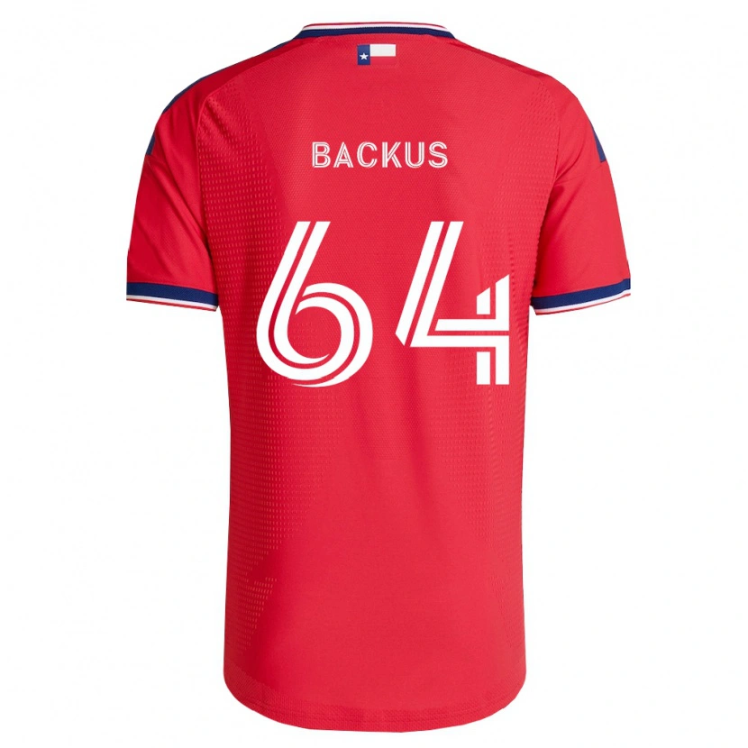 Danxen Kinder Braeden Backus #64 Rot Blau Weiß Heimtrikot Trikot 2026/27 T-Shirt