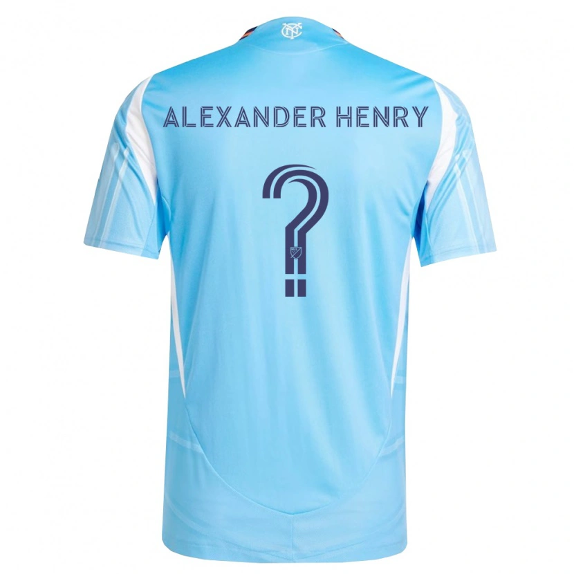 Danxen Kinder Liam Alexander Henry #0 Himmelblau Weiß Heimtrikot Trikot 2026/27 T-Shirt