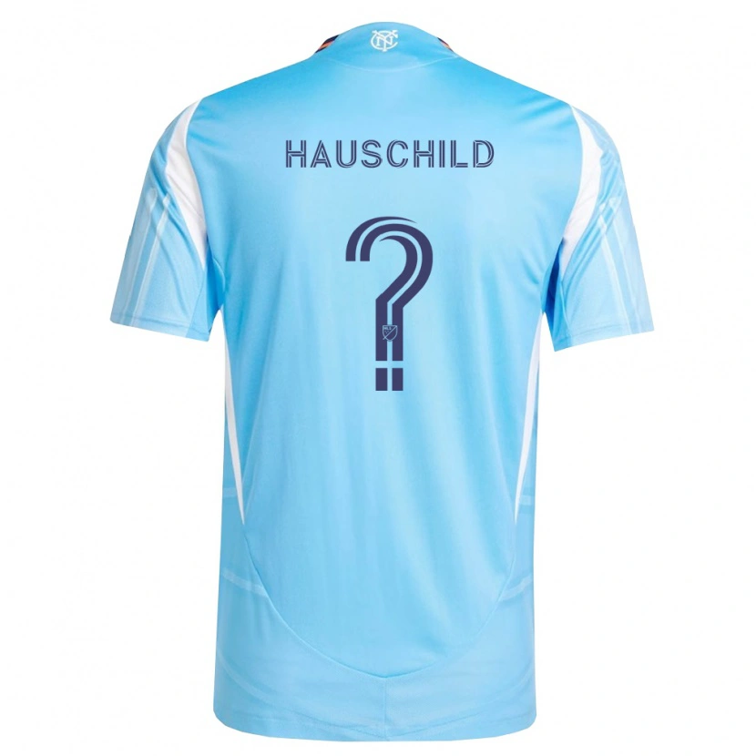 Danxen Kinder Alexander Hauschild #0 Himmelblau Weiß Heimtrikot Trikot 2026/27 T-Shirt