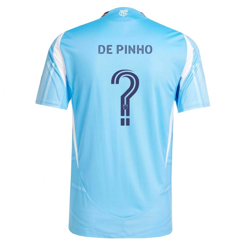Danxen Kinder Lucas De Pinho #0 Himmelblau Weiß Heimtrikot Trikot 2026/27 T-Shirt