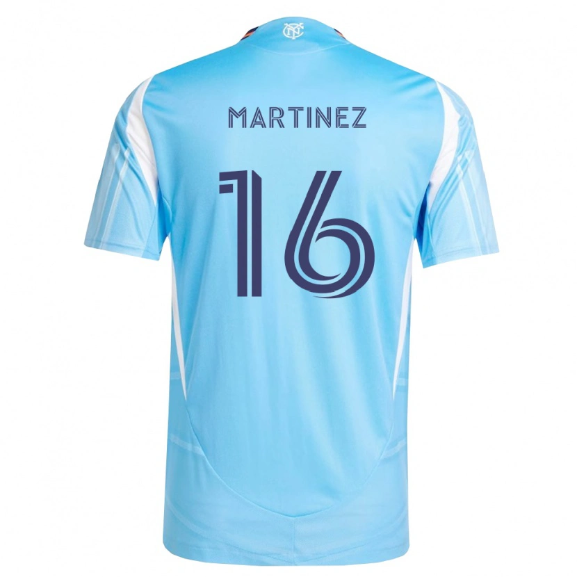 Danxen Kinder Alonso Martínez #16 Himmelblau Weiß Heimtrikot Trikot 2026/27 T-Shirt