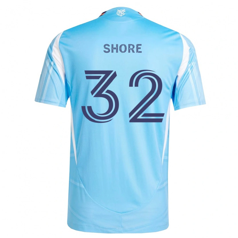 Danxen Kinder Jonathan Shore #32 Himmelblau Weiß Heimtrikot Trikot 2026/27 T-Shirt