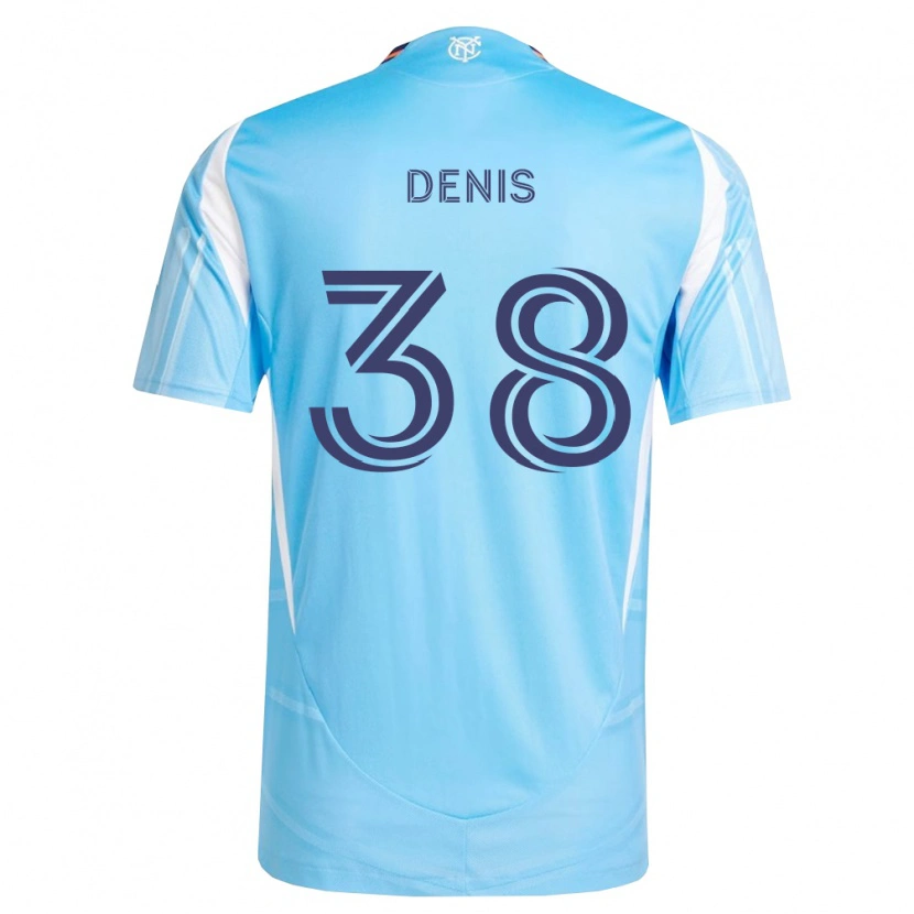 Danxen Kinder John Denis #38 Himmelblau Weiß Heimtrikot Trikot 2026/27 T-Shirt