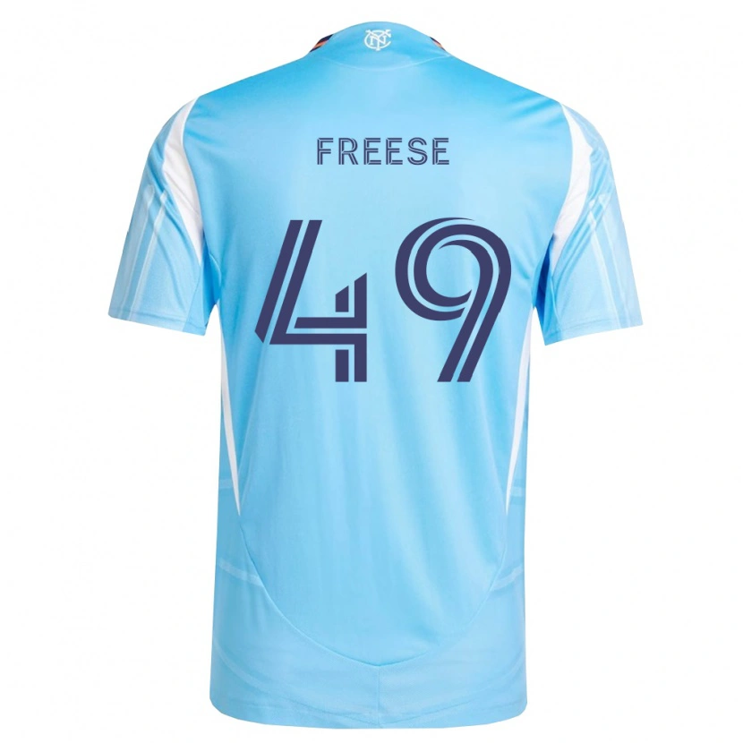 Danxen Kinder Matt Freese #49 Himmelblau Weiß Heimtrikot Trikot 2026/27 T-Shirt