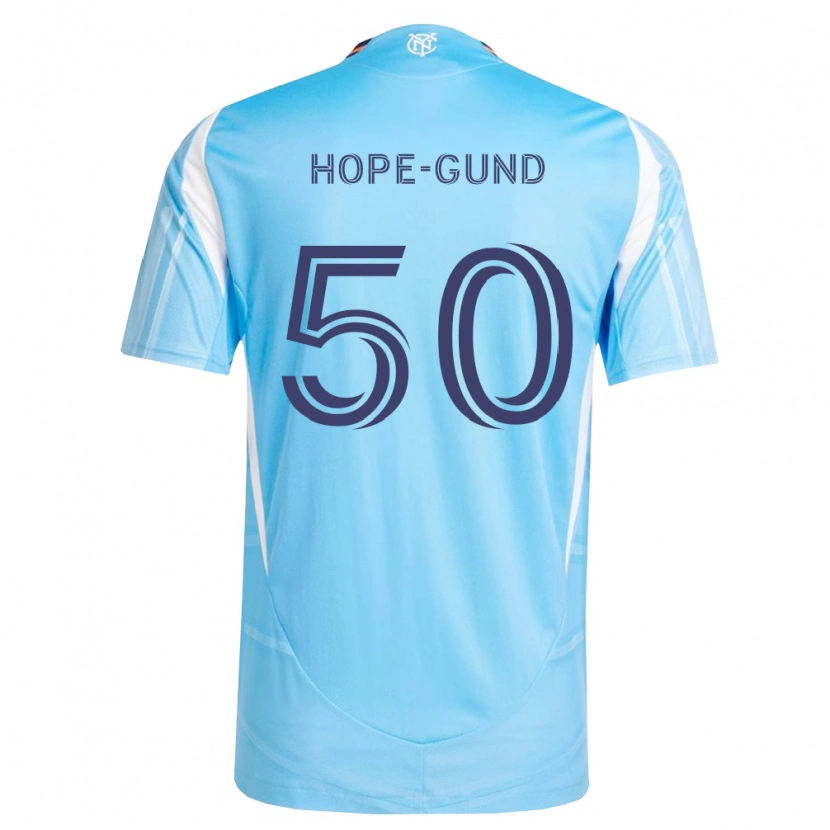 Danxen Kinder Kofi Hope-Gund #50 Himmelblau Weiß Heimtrikot Trikot 2026/27 T-Shirt