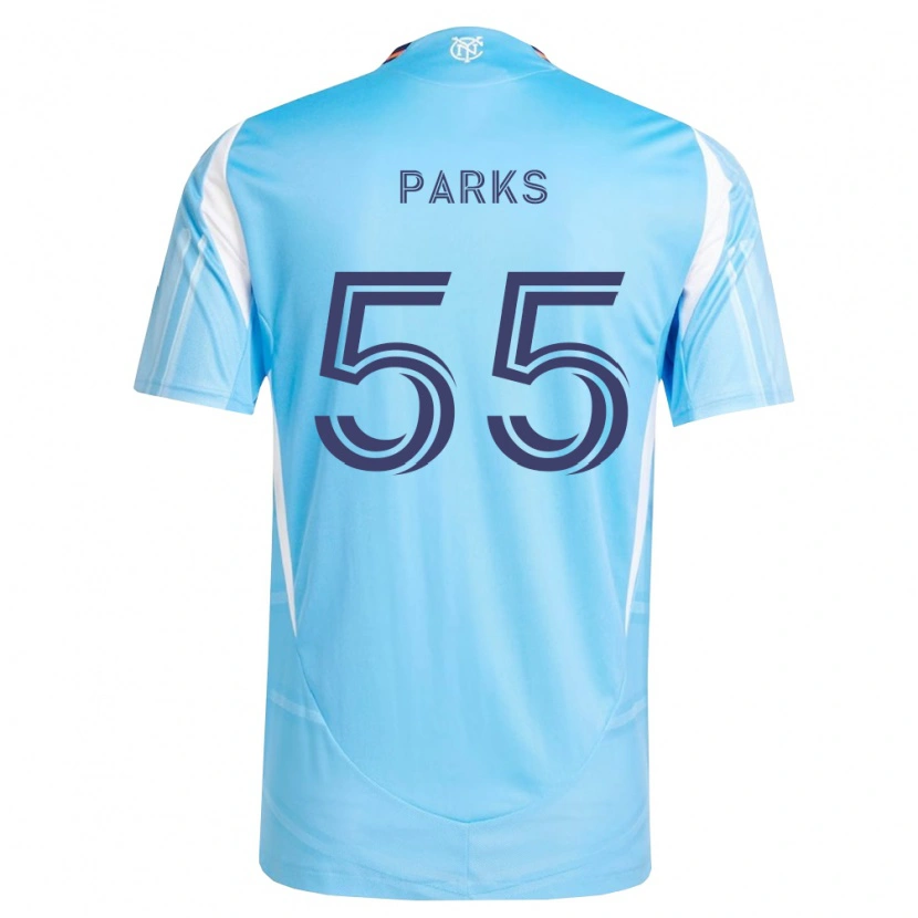 Danxen Kinder Keaton Parks #55 Himmelblau Weiß Heimtrikot Trikot 2026/27 T-Shirt