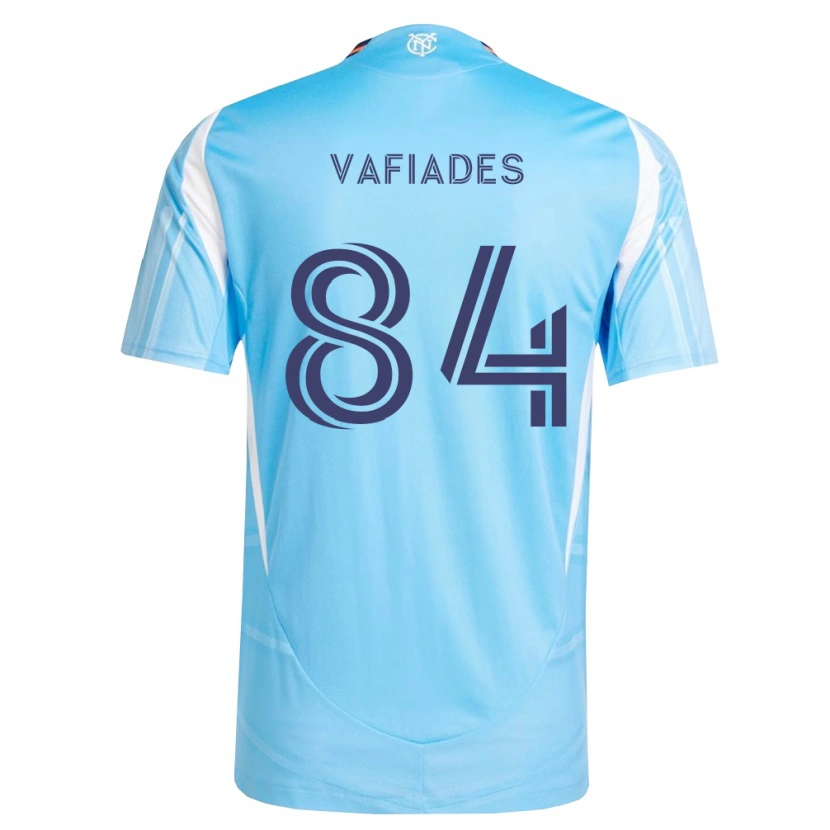 Danxen Kinder Niccolo Vafiades #84 Himmelblau Weiß Heimtrikot Trikot 2026/27 T-Shirt
