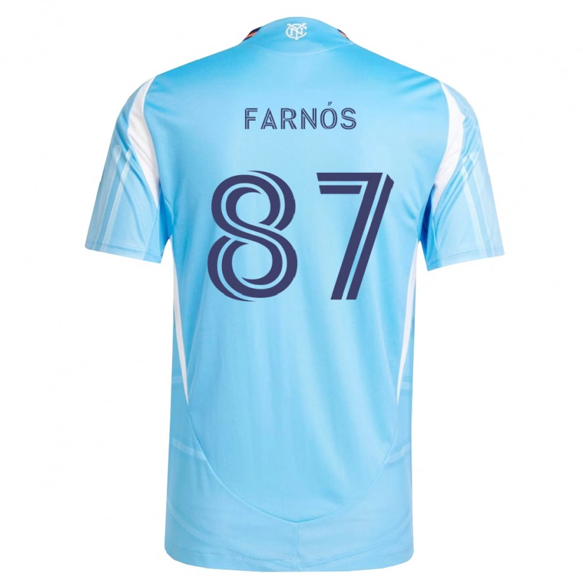 Danxen Kinder Arnau Farnós #87 Himmelblau Weiß Heimtrikot Trikot 2026/27 T-Shirt