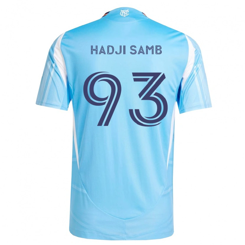 Danxen Kinder El Hadji Samb #93 Himmelblau Weiß Heimtrikot Trikot 2026/27 T-Shirt