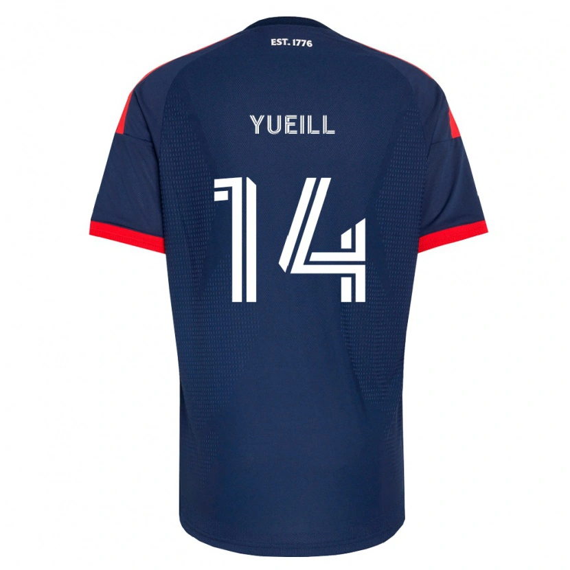 Danxen Kinder Jackson Yueill #14 Königsblau Rot Weiß Heimtrikot Trikot 2026/27 T-Shirt