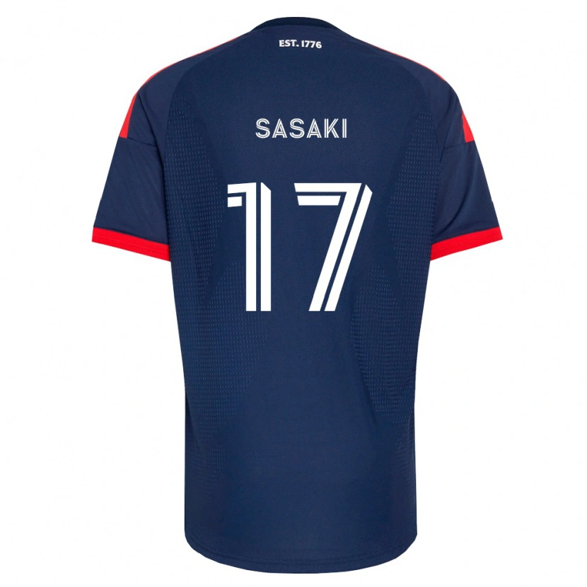 Danxen Kinder Shuma Sasaki #17 Königsblau Rot Weiß Heimtrikot Trikot 2026/27 T-Shirt