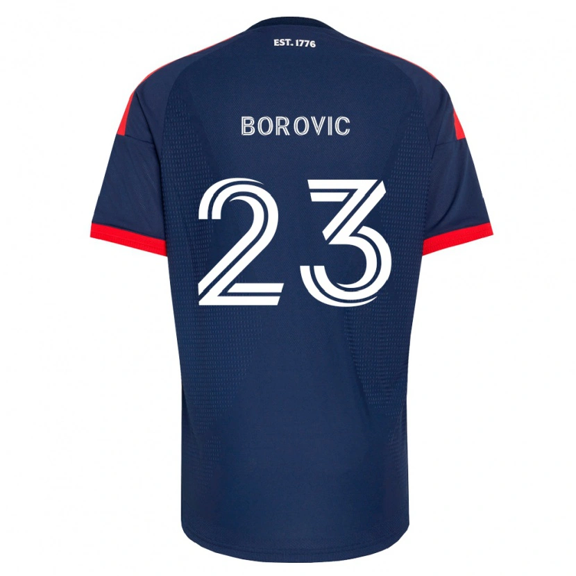 Danxen Kinder Luka Borovic #23 Königsblau Rot Weiß Heimtrikot Trikot 2026/27 T-Shirt