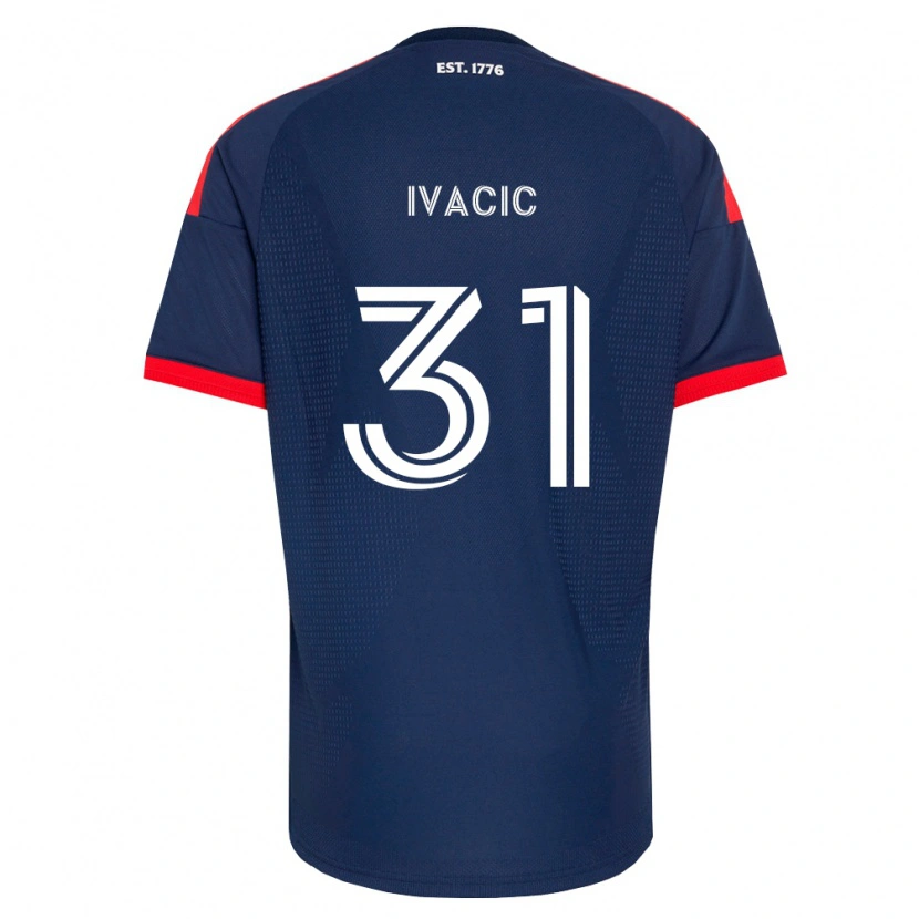 Danxen Kinder Aljaz Ivacic #31 Königsblau Rot Weiß Heimtrikot Trikot 2026/27 T-Shirt