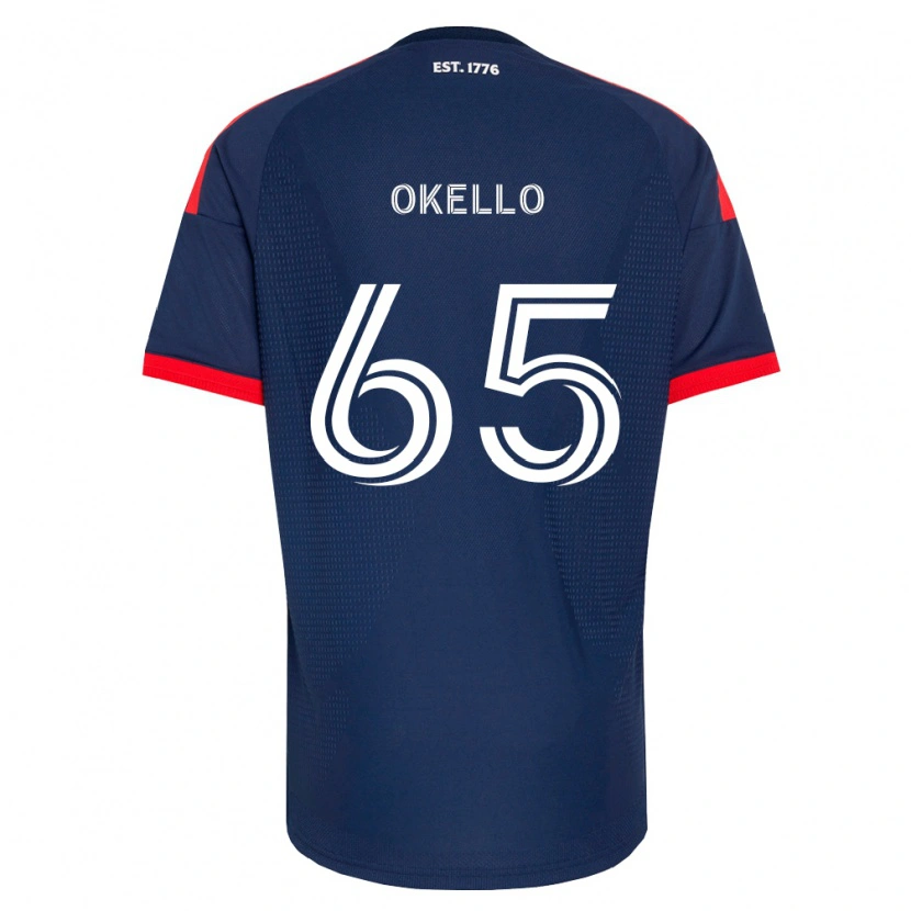 Danxen Kinder Noble Okello #65 Königsblau Rot Weiß Heimtrikot Trikot 2026/27 T-Shirt