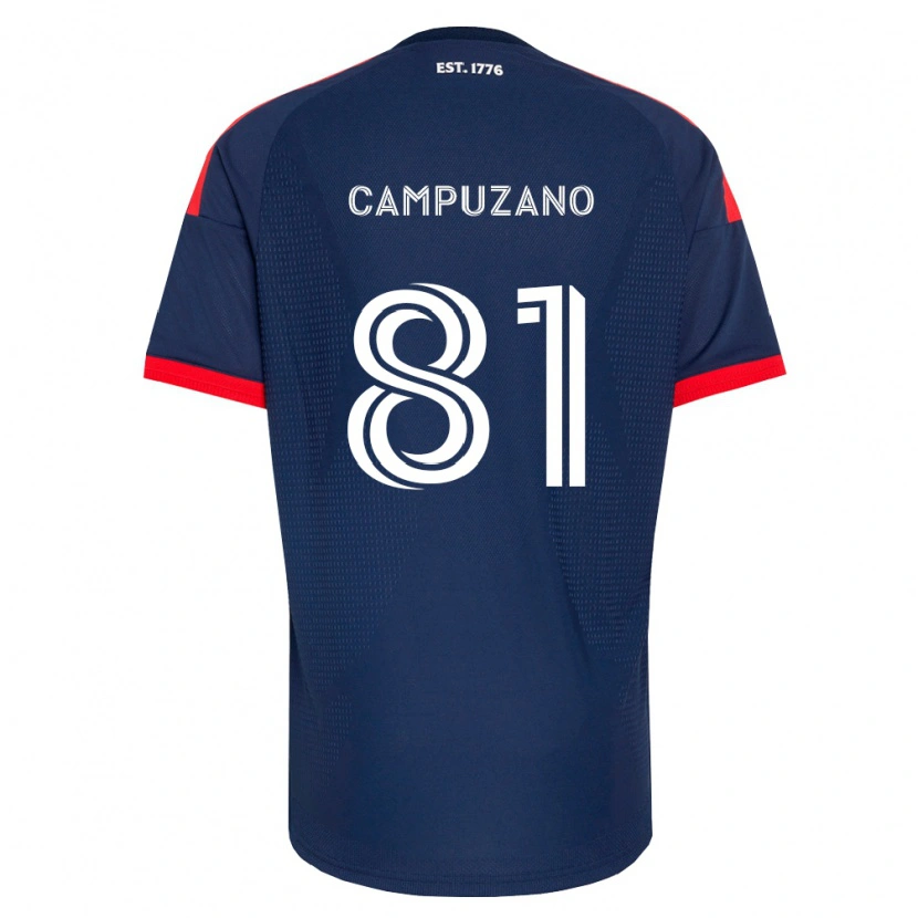 Danxen Kinder Nico Campuzano #81 Königsblau Rot Weiß Heimtrikot Trikot 2026/27 T-Shirt