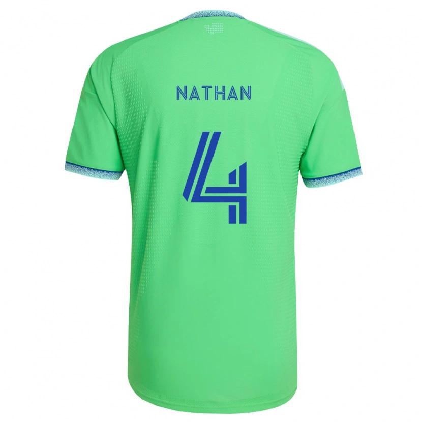 Danxen Kinder Nathan #4 Grün Hellblau Heimtrikot Trikot 2026/27 T-Shirt