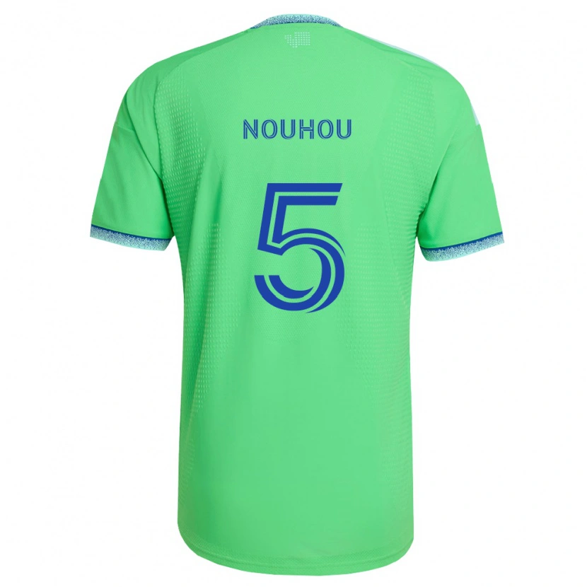 Danxen Kinder Nouhou Tolo #5 Grün Hellblau Heimtrikot Trikot 2026/27 T-Shirt