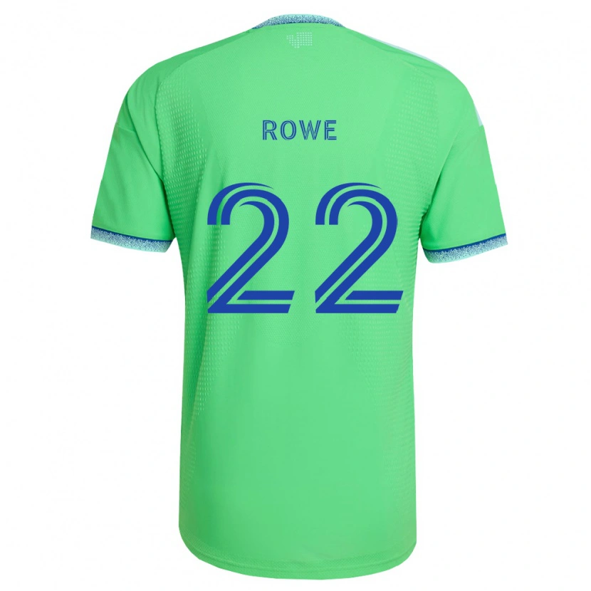 Danxen Kinder Kelyn Rowe #22 Grün Hellblau Heimtrikot Trikot 2026/27 T-Shirt