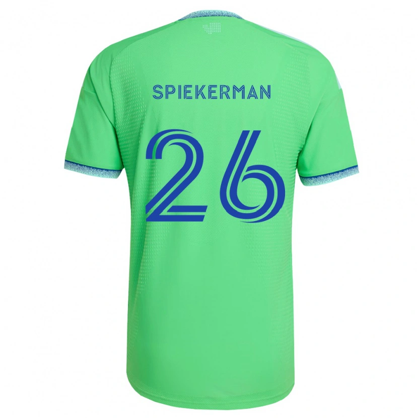 Danxen Kinder Stephanie Spiekerman #26 Grün Hellblau Heimtrikot Trikot 2026/27 T-Shirt