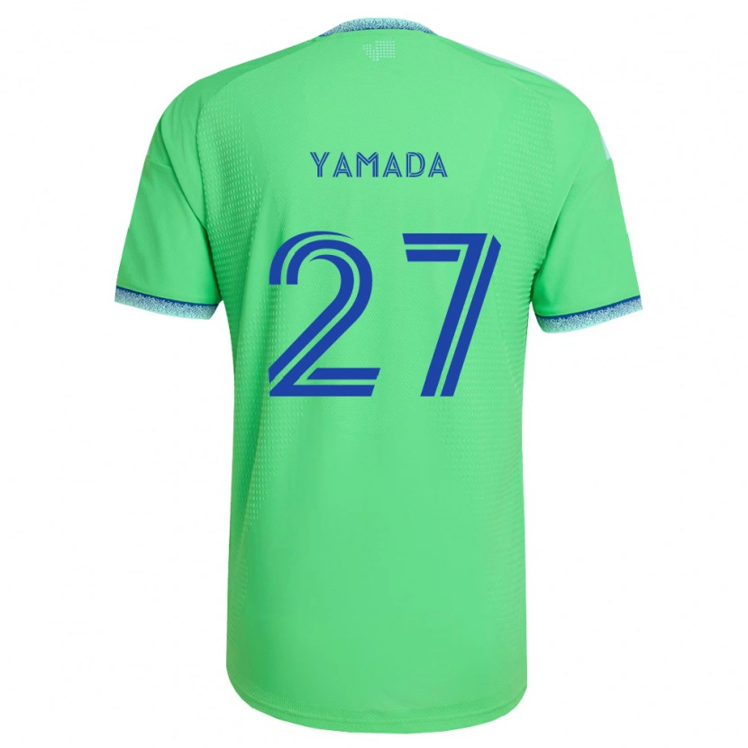Danxen Kinder Hikari Yamada #27 Grün Hellblau Heimtrikot Trikot 2026/27 T-Shirt
