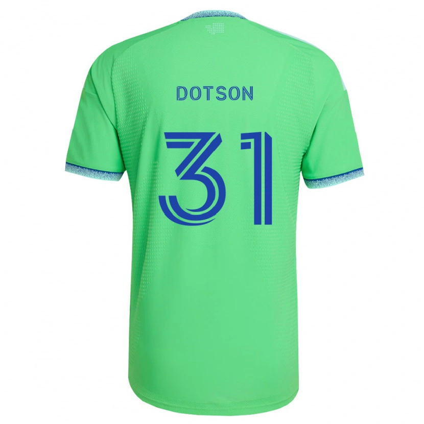 Danxen Kinder Hassani Dotson #31 Grün Hellblau Heimtrikot Trikot 2026/27 T-Shirt