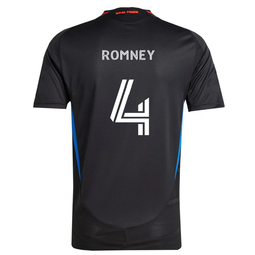 Danxen Kinder Dave Romney #4 Blau Weiß Schwarz Heimtrikot Trikot 2026/27 T-Shirt