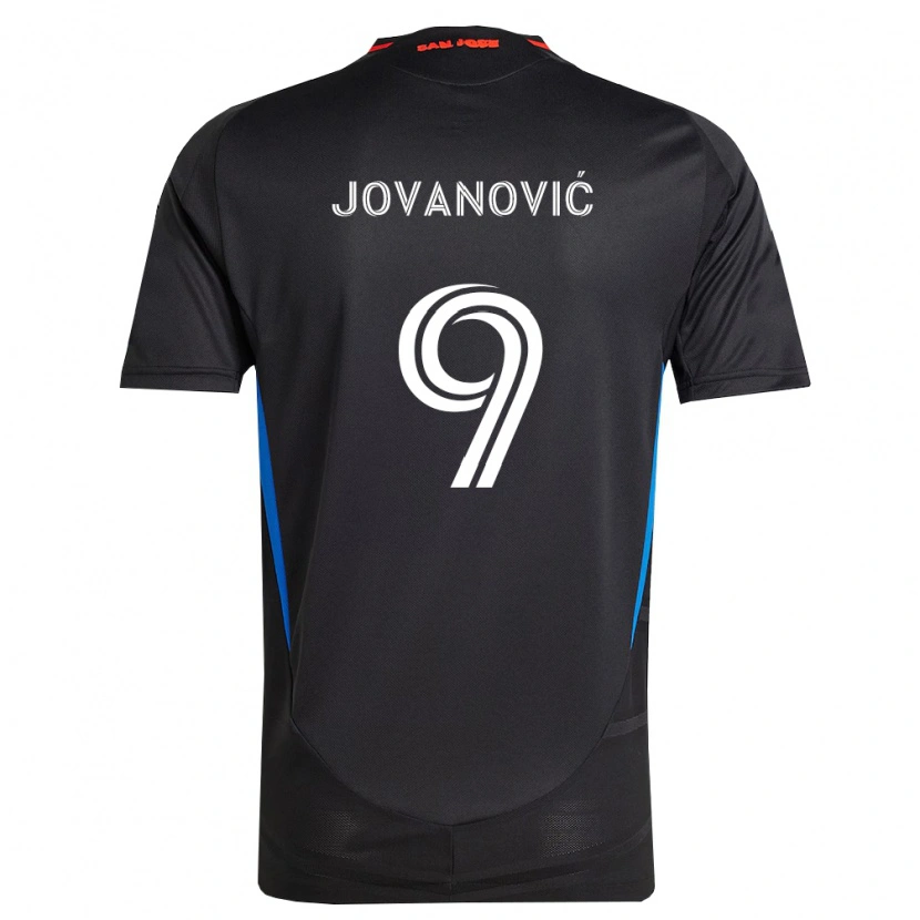 Danxen Kinder Luka Jovanović #9 Blau Weiß Schwarz Heimtrikot Trikot 2026/27 T-Shirt