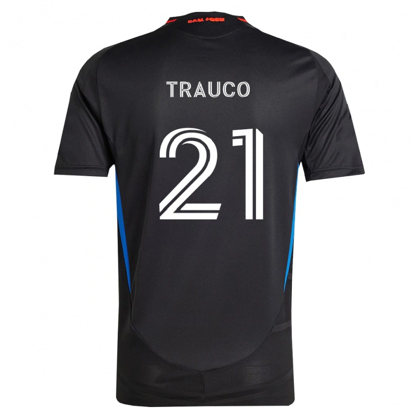 Danxen Kinder Miguel Trauco #21 Blau Weiß Schwarz Heimtrikot Trikot 2026/27 T-Shirt