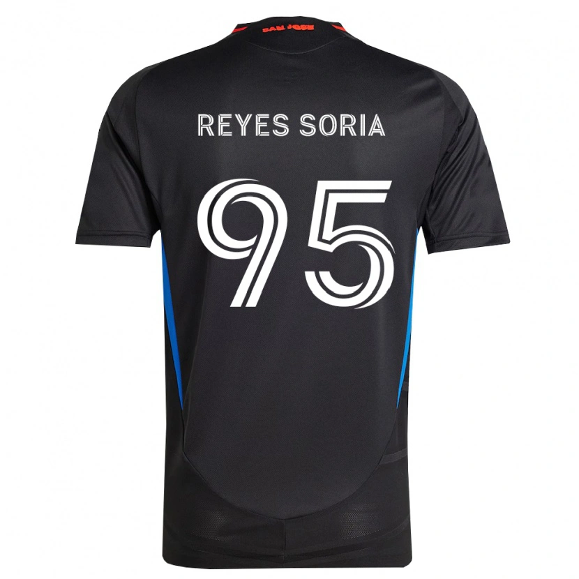 Danxen Kinder Randhu Reyes Soria #95 Blau Weiß Schwarz Heimtrikot Trikot 2026/27 T-Shirt