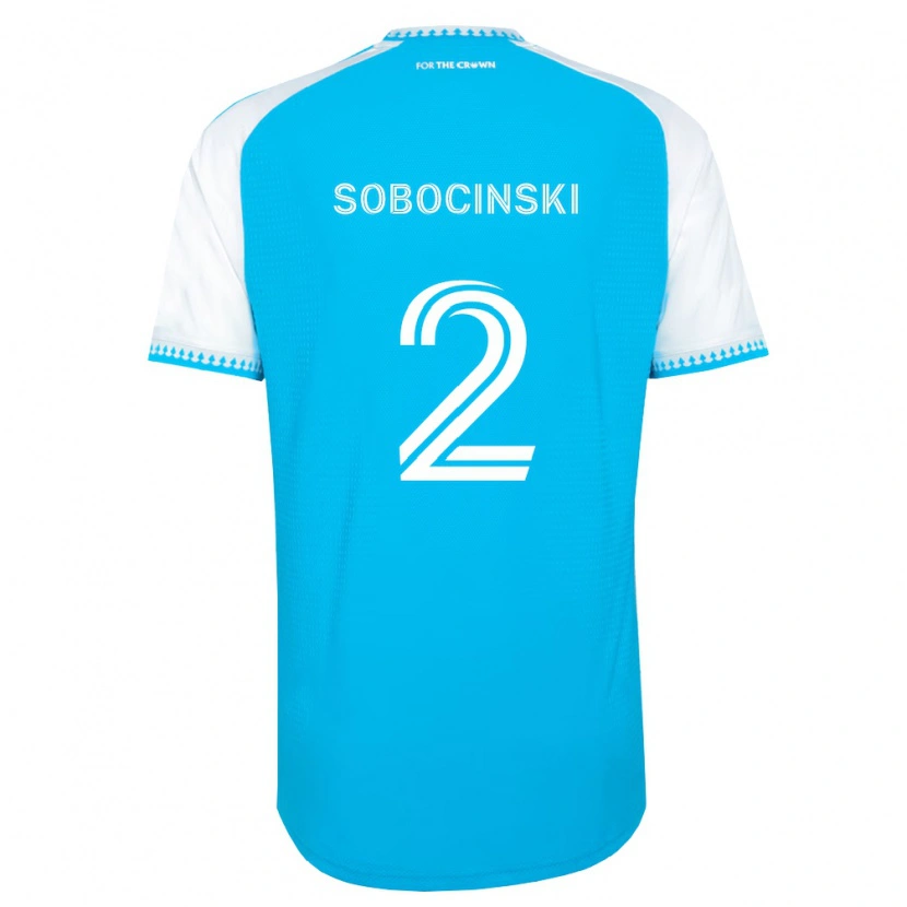 Danxen Kinder Jan Sobocinski #2 Himmelblau Weiß Schwarz Heimtrikot Trikot 2026/27 T-Shirt