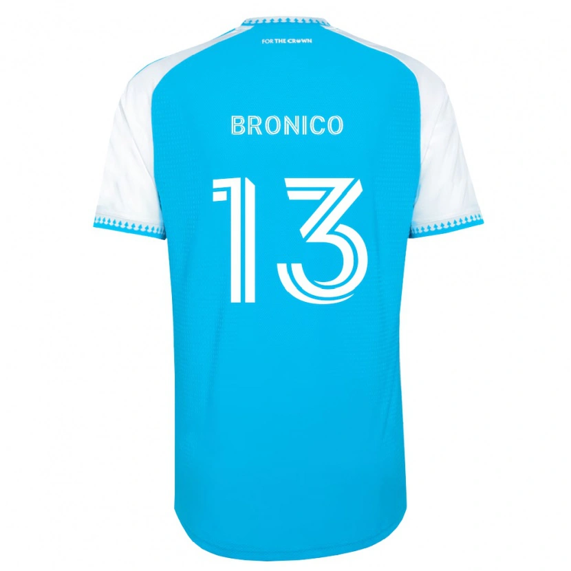 Danxen Kinder Brandt Bronico #13 Himmelblau Weiß Schwarz Heimtrikot Trikot 2026/27 T-Shirt