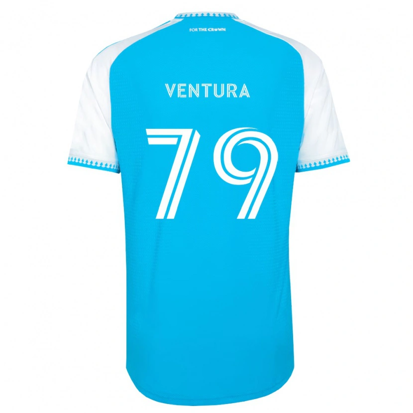 Danxen Kinder Sebastian Ventura #79 Himmelblau Weiß Schwarz Heimtrikot Trikot 2026/27 T-Shirt