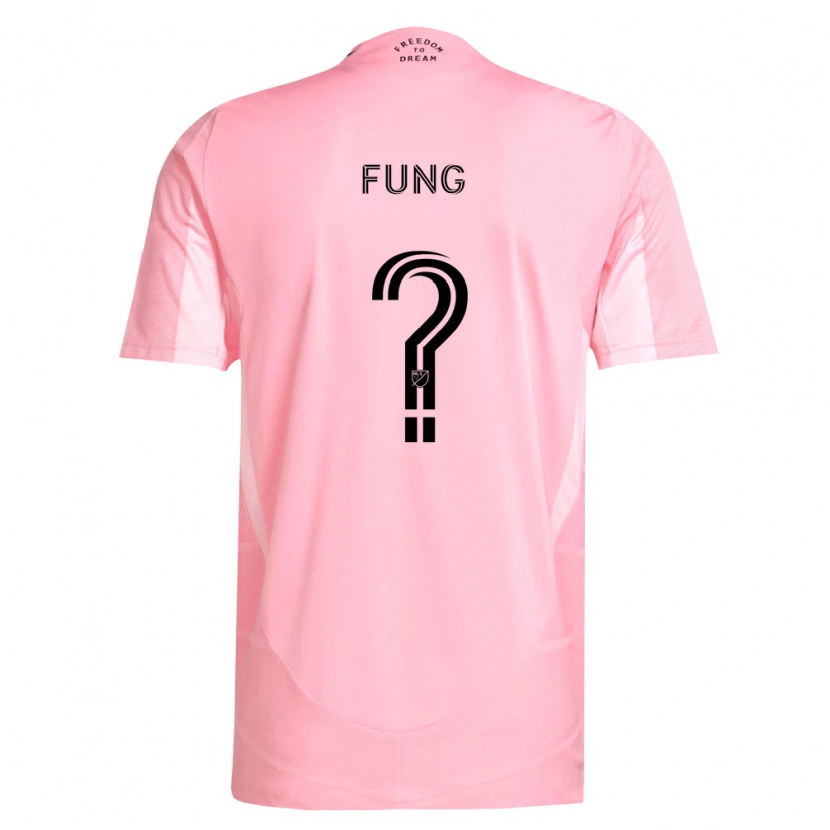 Danxen Kinder Victor Fung #0 Pink Schwarz Heimtrikot Trikot 2026/27 T-Shirt