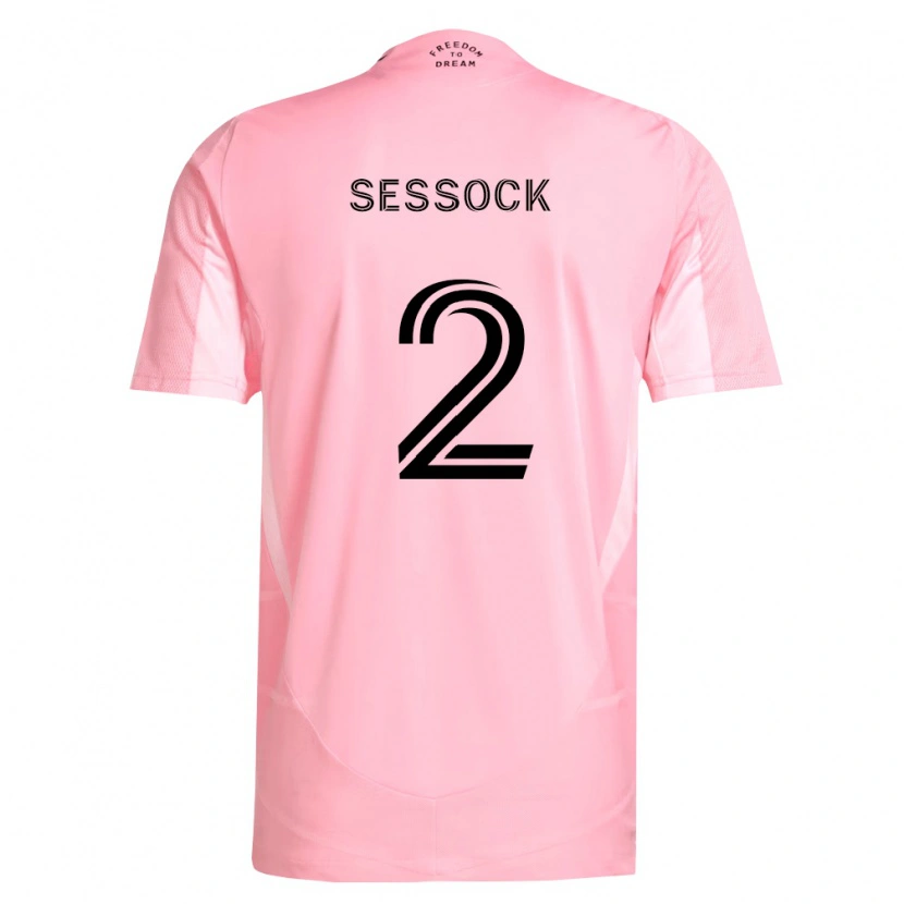 Danxen Kinder Nykolas Sessock #2 Pink Schwarz Heimtrikot Trikot 2026/27 T-Shirt