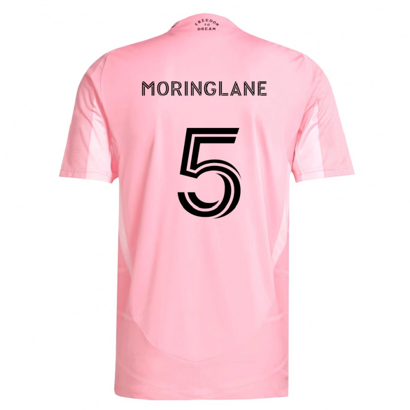 Danxen Kinder Luis Moringlane #5 Pink Schwarz Heimtrikot Trikot 2026/27 T-Shirt