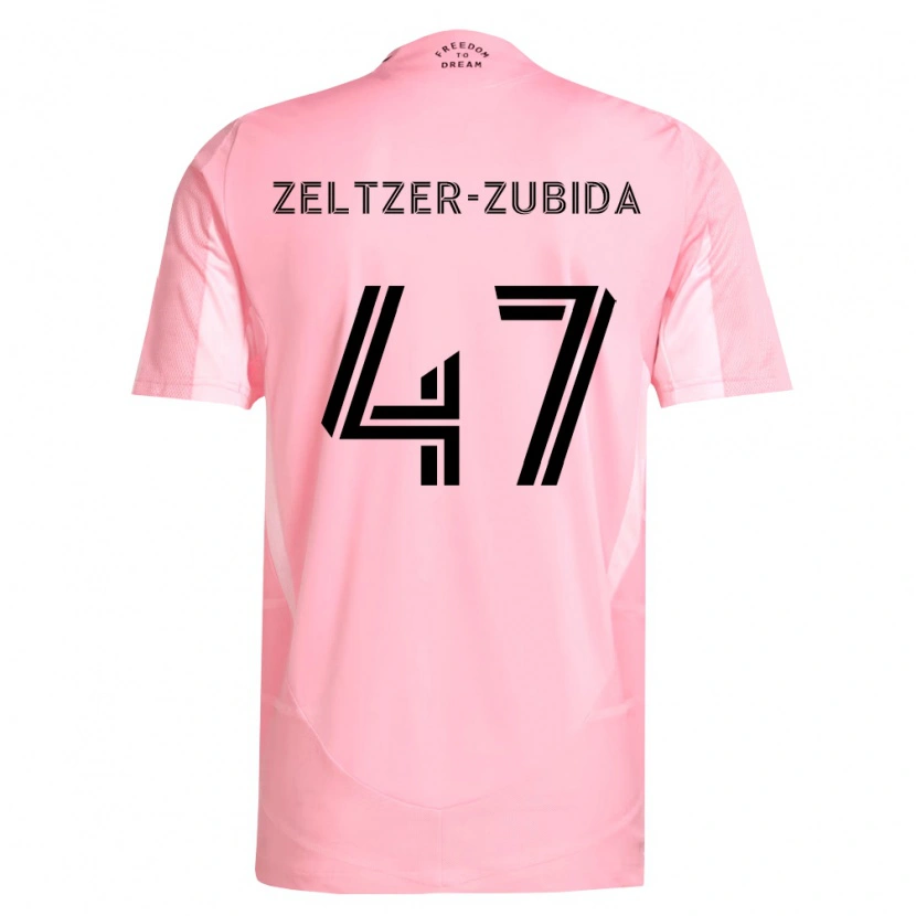 Danxen Kinder Idoh Zeltzer-Zubida #47 Pink Schwarz Heimtrikot Trikot 2026/27 T-Shirt