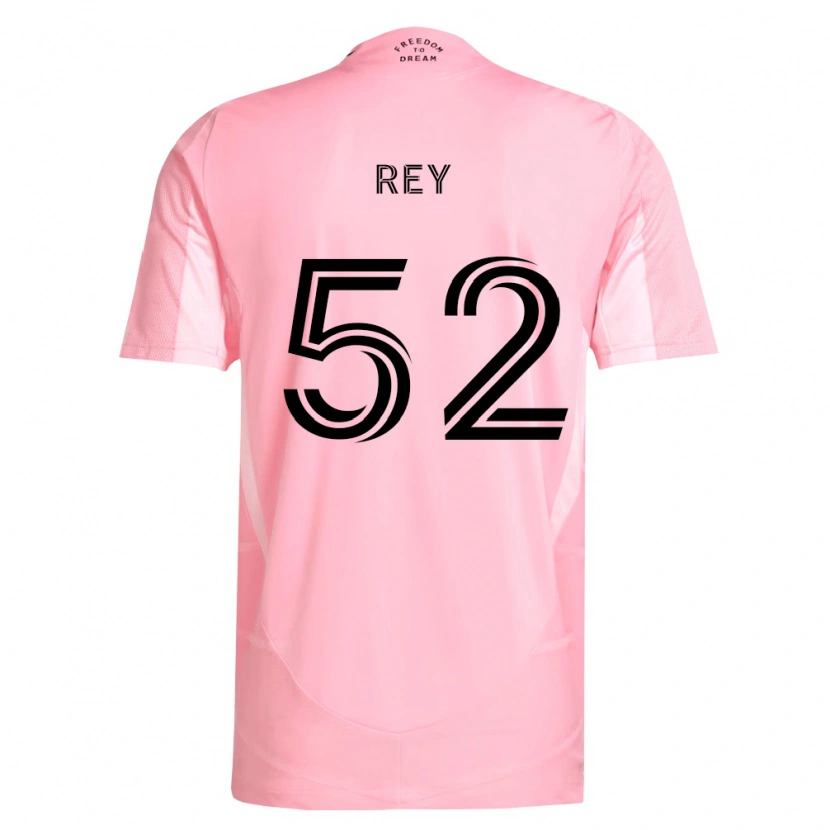 Danxen Kinder Diego Rey #52 Pink Schwarz Heimtrikot Trikot 2026/27 T-Shirt