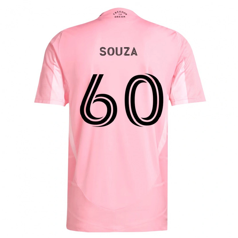 Danxen Kinder Brandon Souza #60 Pink Schwarz Heimtrikot Trikot 2026/27 T-Shirt