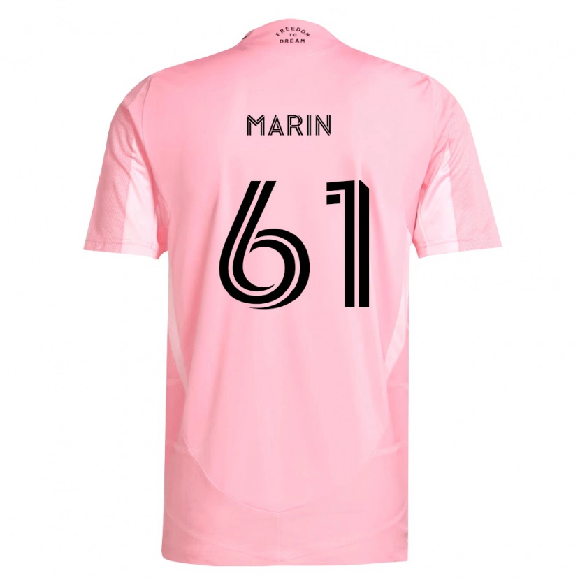 Danxen Kinder Matias Marin #61 Pink Schwarz Heimtrikot Trikot 2026/27 T-Shirt
