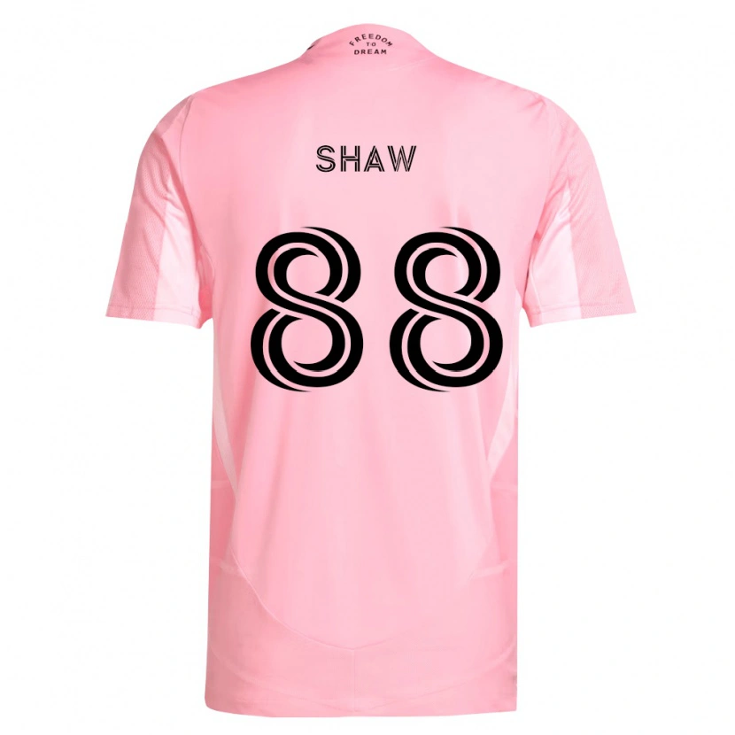 Danxen Kinder Alexander Shaw #88 Pink Schwarz Heimtrikot Trikot 2026/27 T-Shirt