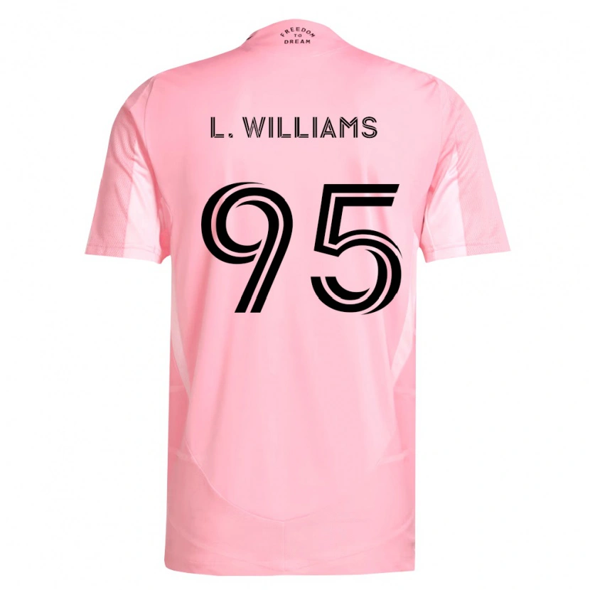 Danxen Kinder Levi Williams #95 Pink Schwarz Heimtrikot Trikot 2026/27 T-Shirt