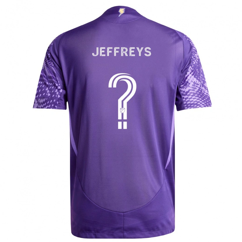 Danxen Kinder Tj Jeffreys #0 Violett Weiß Heimtrikot Trikot 2026/27 T-Shirt