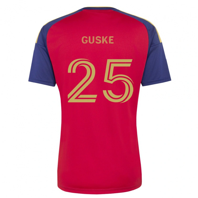 Danxen Kinder Colin Guske #25 Königsblau Braun Rot Heimtrikot Trikot 2026/27 T-Shirt